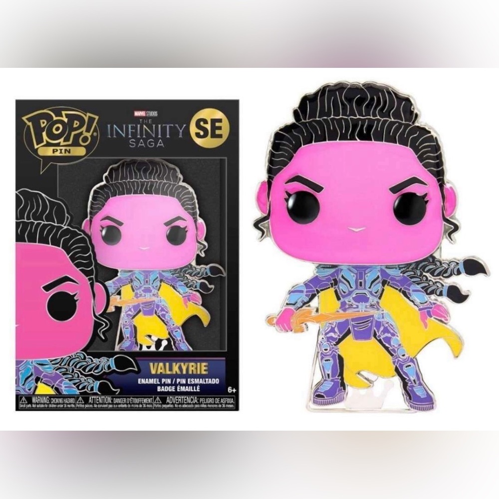 NEW Funko POP! Pin SE The Infinity Saga Valkyrie Marvel Target Exclusive UV